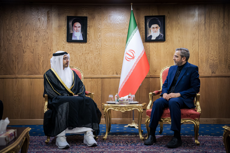 Abdullah bin Zayed attends official mourning ceremony of late Iranian President; conveys UAE President’s condolences.