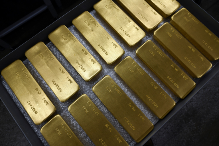 Gold flat as markets await Fed minutes