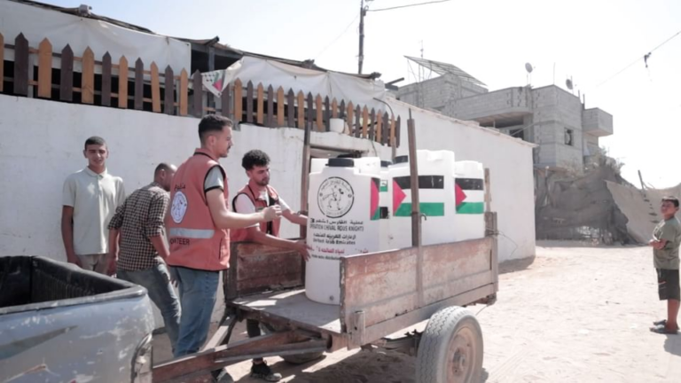 UAE provides potable water to medical points in Gaza