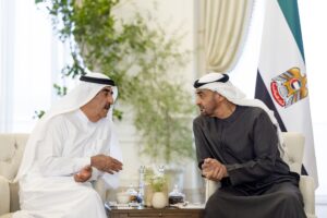 UAE President receives Ruler of Umm Al Quwain