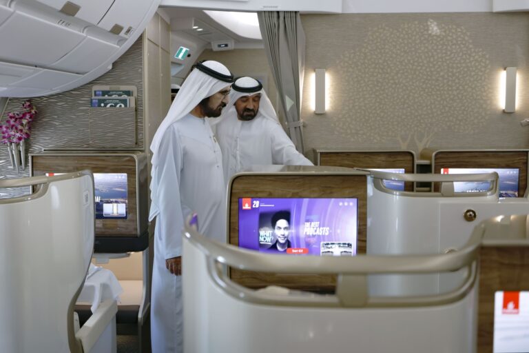 Sheikh Mohammed bin Rashid Al Maktoum Inspects Emirates’ New Airbus A350, Reinforcing Dubai’s Aviation Leadership